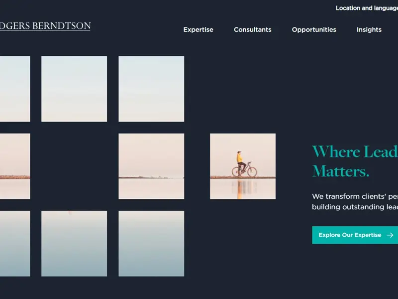 Image of a screen grab from the Odgers website