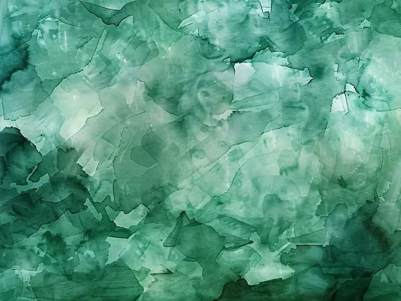 AI generated image of green and white clouds