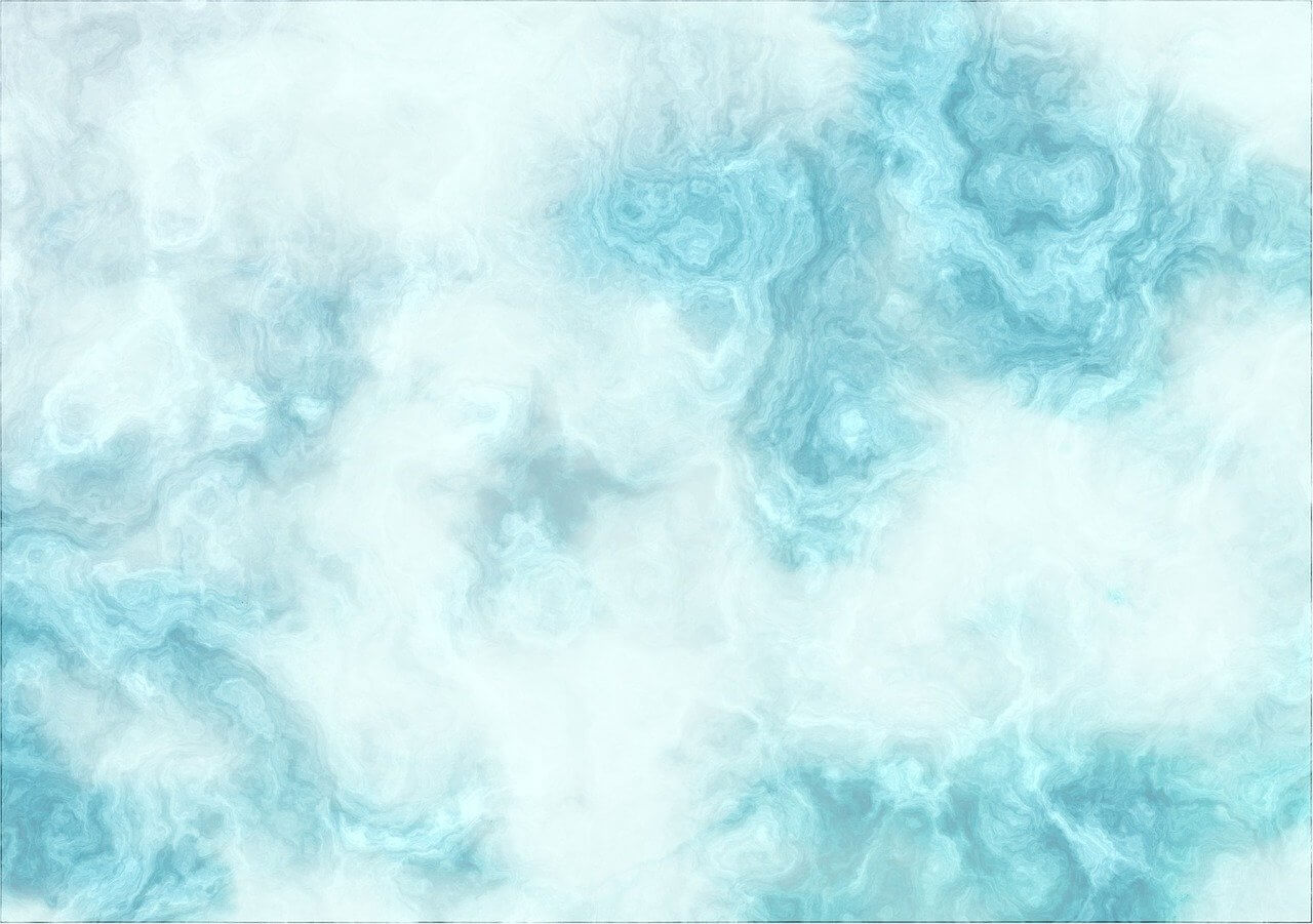 Abstract AI image image of blue and white clouds
